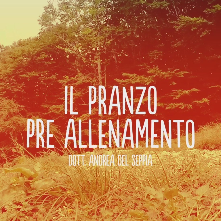 Pranzo pre allenamento Pranzo pre allenamento