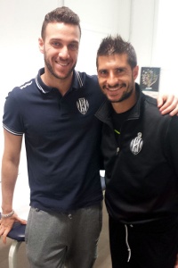 A.C. Cesena Calcio - Franco Brienza con Andrea Del Seppia