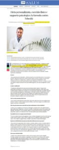 Nutrizionista Cesena Andrea Del Seppia - Intervista Rivista Quotidiano Nazionale Salus del 28/07/2025