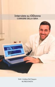 Nutrizionista Ravenna Andrea Del Seppia - Intervista iO Donna - Corriere Della Sera del 21 Novembre 2025 - Copertina