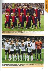 A.C. Cesena Calcio, nell'Almanacco Panini - Serie B 2015-2016. Pagina organico squadra.