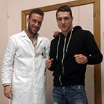 Thai boxe Nicola Severi con Andrea Del Seppia
